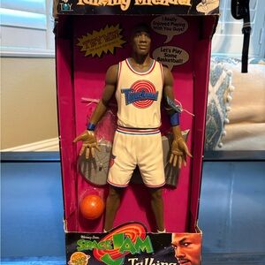 Space Jam Talking Michael Jordan Action Figure **WORKS**